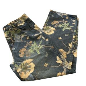 Floral Wide Leg Jeans